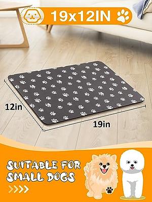 Pet Feeding Mat-Absorbent Dog Mat for Food and Water-No Stains Dog Food Mat-Quic