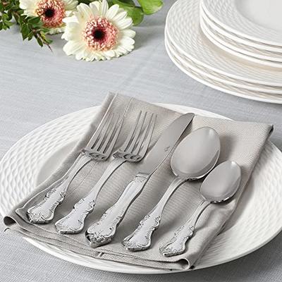 Martha Stewart Cream Stainless Steel 2 Piece Cutlery Set