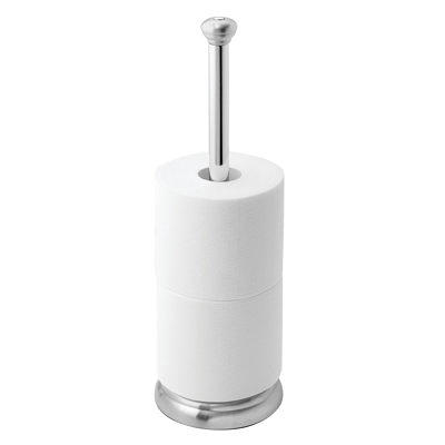 NU Steel Freestanding Toilet Tissue Holder; Chrome