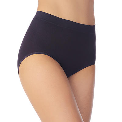 Buy ELLEN TRACY Women's Hi Cut Seamless Logo Panties, 3 Pack