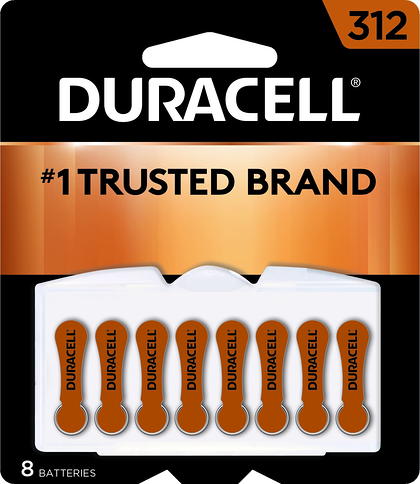 Duracell Hearing Aid Batteries With Easy Fit Tab Size 312 8 Ct Yahoo Shopping