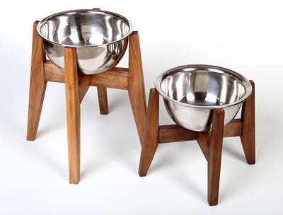 Dog bowls stand for large dogs, raised dog food bowl, elevat - Inspire  Uplift