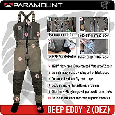 Paramount Outdoors Deep Eddy Zippered Breathable Stockingfoot Chest Fishing  Wader (Medium) - Yahoo Shopping