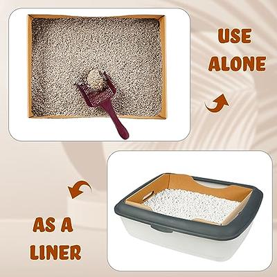 10 Pcs Small Litter Box for Kittens,Plastic Portable Small Litter Pan  Waterproof Bunny Cat Litter Box,Multi Color Durable Nonstick Litter Tray  Travel