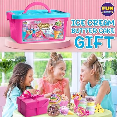 Gift Butter Slime Kit for Girls 10-12, FunKidz Ice Cream Soft