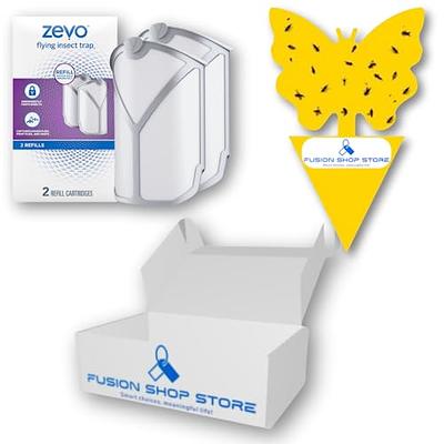 SET OF 2 ZEVO Electric Flying Insect Trap with 2 Refills