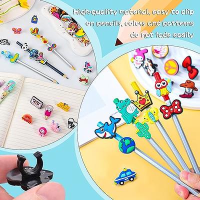  Seajan 160 Pcs Pencil Topper Decorations Bulk 160 Different  Pencil Clips Decoration PVC Pencil Toppers Accessories for Pupil Junior  Students Gift Award Straw Toppers for Tumbler Glass Straw Decoration :  Office Products