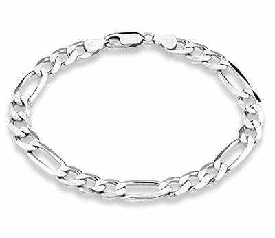 7mm Italian Chain Link Bracelet
