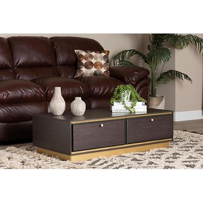 Baxton Studio Cormac Mid Century Modern Transitional Walnut Brown