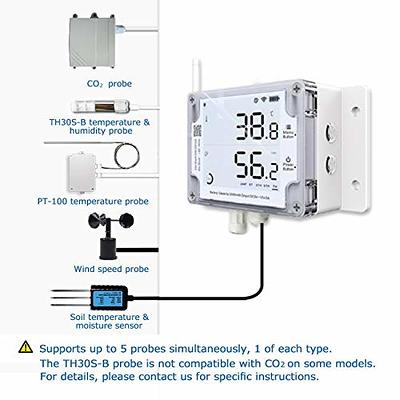 GS1 Industrial Grade WiFi or 4G Temperature, Humidity Data Logger/Remote  Environmental Monitoring System with Display