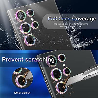 For Samsung Galaxy S24 Ultra S23 Ultra S23+ Camera Lens Protector Glitter  Cover