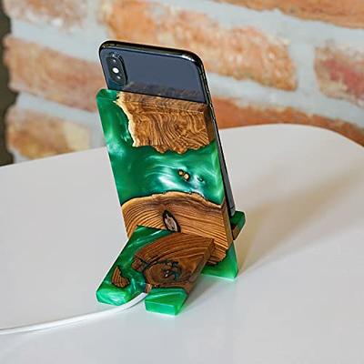 Cell Phone Stand for Desk Wood, Wooden Mobile Phone Holder, Portable  Desktop Smartphone Stand, Universal Cell Phone Holder