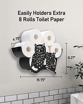 Farmhouse Bathroom Decor Wall Mounted Toilet Paper Holder with