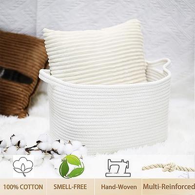 Ochine 2 Pack Wicker Baskets, Wicker Storage Baskets, Woven Storage Basket  for Shelves, Toilet Paper Baskets Bathroom Basket Organizer with Handles  for Living Room Bedroom Bathroom Organizing - Yahoo Shopping