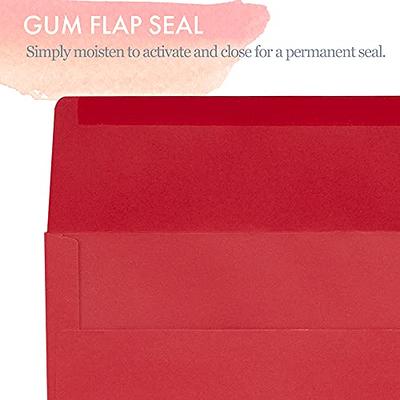 Invitation Envelopes, 60-Pack 4x6 Envelopes for Invitations, Gold Foil Bordered Colored Envelopes, A4, 4 1/4 x 6 1/4 Inches, 6 Morandi Colors