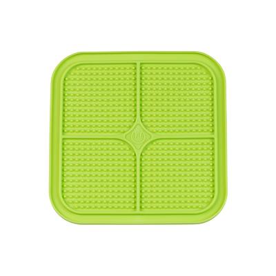 Zilly Slow Feeder Dog Food Mat, Lick Mat for Medium Large Dogs - Slow Feeder Bowl, (Mint Green)