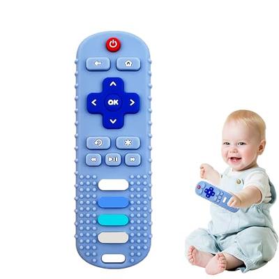 Remote Control Teether Toy for Babies,Baby Teething Toys Tv Remote Shape  with Pacifier Clip（Black） - Yahoo Shopping