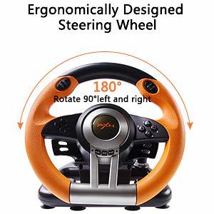 Game Racing Wheel, PXN-V3II 180° Competition Racing Steering Wheel