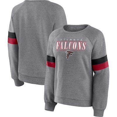 Atlanta Falcons Fanatics Branded Women's Over Under Pullover Hoodie - Black