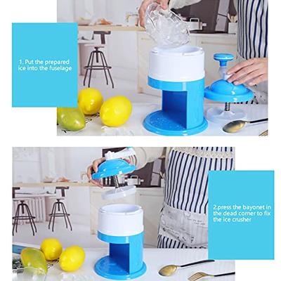 Choxila Shaved Ice Maker & 3 Ice Molds, Ice Crushed Maker Shaved Ice  Machine with 3 Ice Molds Set