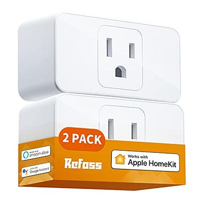 TREATLIFE Alexa Smart Plug 4 Pack, 7-Day Heavy Duty Programmable Timer,  Works with Alexa and Google Home, 1800W 15A WiFi Smart Outlet, Child Lock,  Vacation Mode, Reliable WiFi Connection