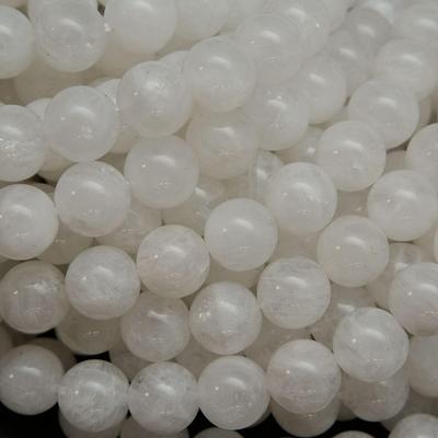 10MM Genuine Natural White Flash Moonstone Beads Grade AAA Round Loose  Beads