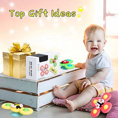 Suction Cup Spinner Infant Baby Toys 12-18 Months, Spinning Top Sensory  Toys for Toddlers 1-3 Year Old, Fidget Dimple Toy for babies, Christmas