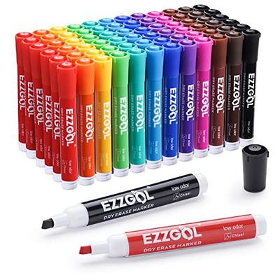 Dry Erase Markers Bulk, Liqinkol 144 Pack Black Whiteboard Markers