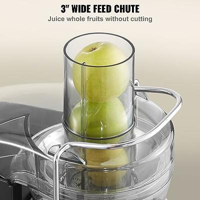 Juicer Extractor Easy Clean, 3 Speeds Control, Stainless Steel BPA Free