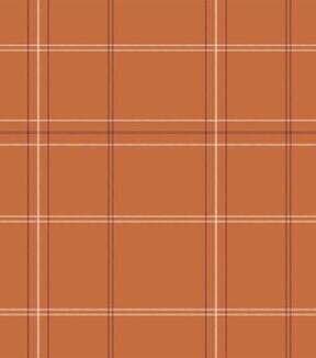 Orange plaid fabric  Plaid fabric, Orange plaid, Plaid wallpaper