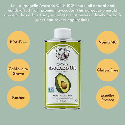 Delicate Avocado Oil, 16.9 fl oz (500 ml)