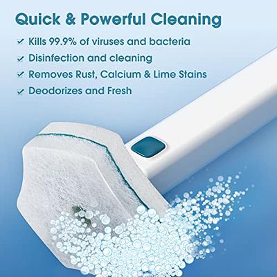 Scotch-Brite Disposable Toilet Scrubber Cleaning System, 1 Wand/ 5 Refill  Sponges