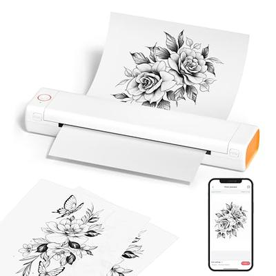 Itari M08F Portable Tattoo Stencil-Printer - Bluetooth Wireless Thermal  Printer for Travel, Stencil Printer for Tattooing Support Phone & Laptop