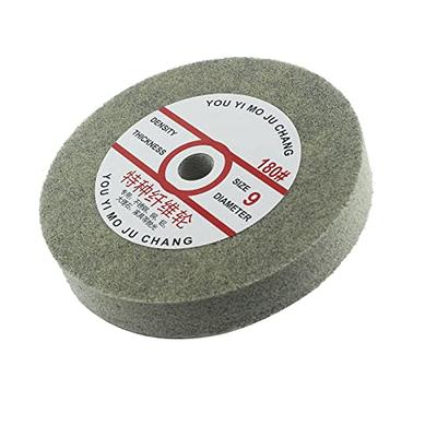 𝐉𝐔𝐍𝐋𝐈𝐗𝐍 6''x1'' Nylon Fiber Buffing Wheel, 5/8 Inch Arbor