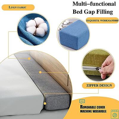 Bed Gap Filler, Mattress Extender for Full/Twin/Queen/Cal King/King Bed,  Headboard Pillow Between Headboard and Mattress or Wall, High-Density  Sponge with Removable Cover(Dark Grey-70*6*6in) - Yahoo Shopping