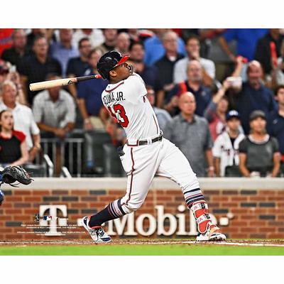 Ronald Acuna Jr. Atlanta Braves Unsigned Walk off Home Run 