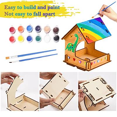 Diy Wooden Paint Kit Outdoor Toys For Age 3-5 4-8 8-12, Crafts