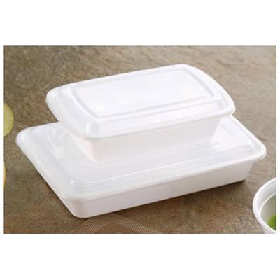 Yanco DP-2236WT 2 Compartment Disposable Container w/ Lid - Plastic, White,  36 Ounce Plastic Takeout Container - Yahoo Shopping