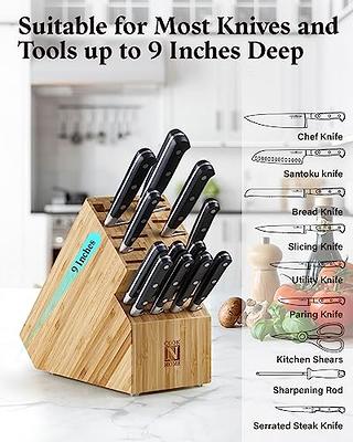 Saveur Selects 7-Piece Knife Block Set, Forged German Steel