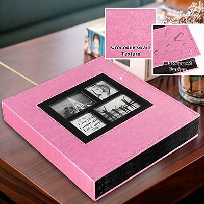 Artmag Photo Picutre Album 4x6 600 Photos, Extra Large Capacity Leather  Cover Wedding Family Photo Albums Holds 600 Horizontal and Vertical 4x6  Photos with Black Pages (Silver) - Yahoo Shopping