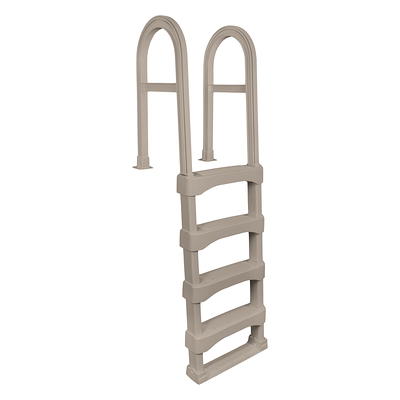 Vinyl Works NE9880 Premium A-Frame Above Ground Pool Ladder - White