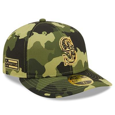 Men's New Era Camo Cincinnati Reds 2022 Armed Forces Day On-Field Low Profile 59FIFTY