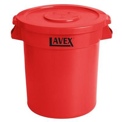 Lavex 55 Gallon Gray Round Commercial Trash Can with Lid and Dolly - Yahoo  Shopping
