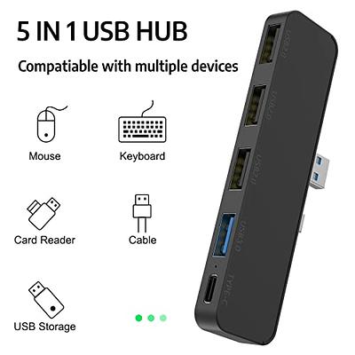  Koiiko USB Hub for PS5 Slim Accessories, 4 USB Ports High-Speed  Expansion Hub Charger Extender Adapter Compatible with Playstation 5 Slim  Game Console, Connect by Type-C Port : Video Games