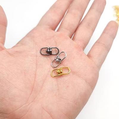 140Pcs Keychain Hooks with Key Rings, Flasoo Keychain Hardware with 70Pcs  Swivel Clasps Lanyard Snap Hook and 70Pcs Keychain Rings for DIY Crafts