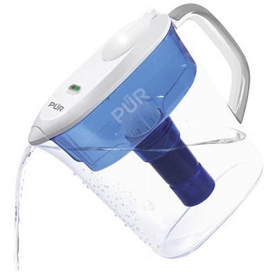 PUR Ultimate 11-Cup Water Filter Pitcher with LED and Lead Reduction  PPT111W - The Home Depot