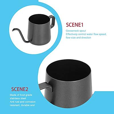 Stainless Steel Hand Brew Coffee Kettle, Coffee Pot Fine Mouth Pot