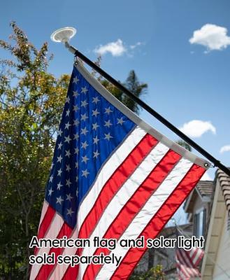 American Signature Flag Pole for House - 6 ft Heavy-Duty Aluminum Tangle  Free Spinning Flag Pole with Metal Mounting Rings - Outdoor Wall Mount  Flagpole for Residential Commercial (Black, 6') - Yahoo Shopping