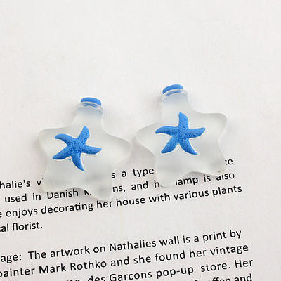 Plastic Ear Nuts, Earring Backs, Clear, 3x3mm, Hole: 0.3mm, about 550pcs/10g