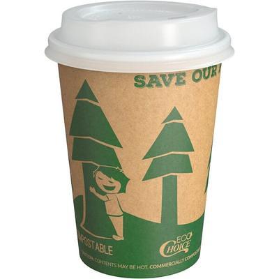 100% Kraft Paper Cup (12Oz) 360ml ECO